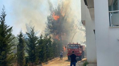 Osmaniye'de yangın