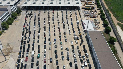 Kapıkule'de gurbetçilerin "bayram" yoğunluğu (16 Temmuz 2021)