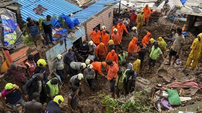 Hindistan'da meydana gelen heyelanlarda can kaybı 29'a çıktı