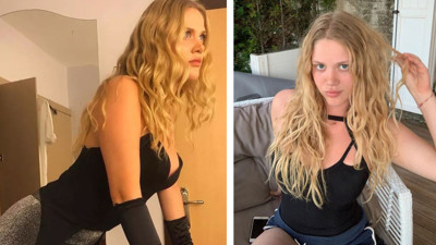 Serel Yereli'den bikini üstü yerine ilginç tercih