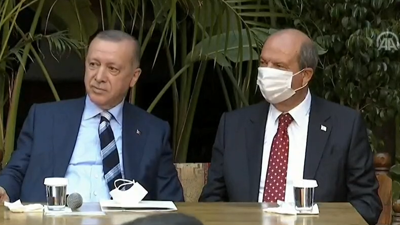 Cumhurbaşkanı Erdoğan KKTC'de gençlerle buluştu