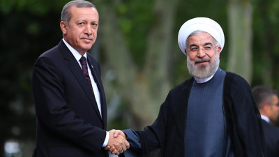 Erdoğan, Ruhani ile görüştü