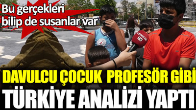 Davulcu Çocuk Profesör Gibi Türkiye Analizi Yaptı