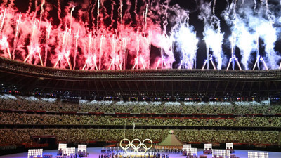 Olimpiyat ateşi yandı