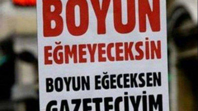 Bayramınız kutlu olsun. Gazeteciysen boyun eğmeyeceksin boyun eğeceksen gazeteciyim demeyeceksin