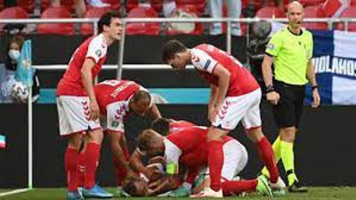 Maçın ortasında kalp krizi geçirmişti. Eriksen'den ilk görüntü geldi