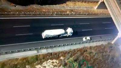 Magandalar polis helikopterleriyle tek tek tespit edildi