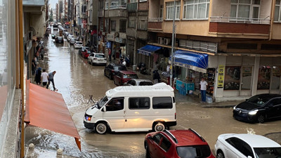 Ordu'da yollar göle döndü