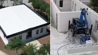 Üç boyutlu yazıcıyla depreme dayanıklı ev