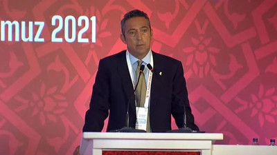 Ali Koç TFF Genel Kurulu’nda kürsüye çıktı fena bombaladı
