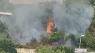 Esenler'de askeri kışlada yangın