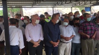 Manavgat'taki yangında ölen çiftin cenazeleri toprağa verildi