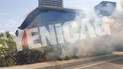 İstanbul'un orta yerinde yangın paniği