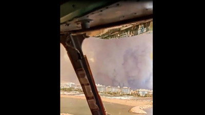 Pilotun kamerasından Manavgat dehşeti