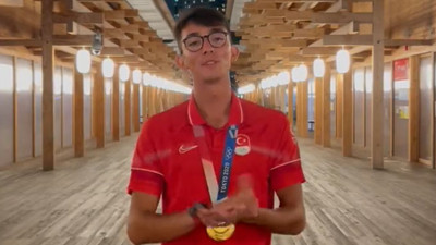 Altın çocuk Mete Gazoz: ''Ülkeme bu gururu yaşattığım için çok mutluyum''