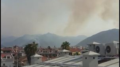 Marmaris'teki yangın Okluk Koyu'na yaklaştı