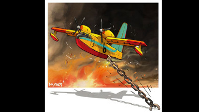 Uğur Dündar kelimelerle anlatamadığını karikatürle anlattı