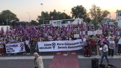 Kadıköy'de Azra Gülendam eylemi