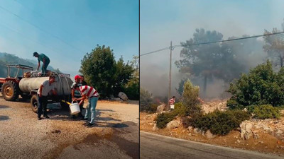 Vatandaşlar kovalarla savaşıyor. THK uçakları hangarda çürüyor