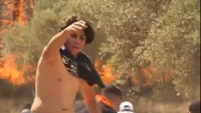 Vatandaşlar alevlerle boğuştu, havadan yardım gelmedi