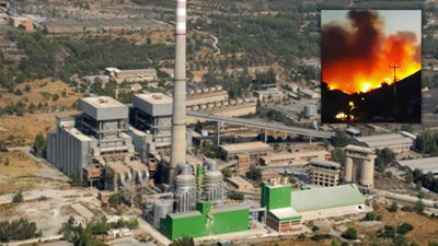 Milas'ta termik santralin korunmasına yönelik hendekli önlem alındı