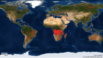 Uydu görüntüleriyle orman yangınlarını takip edin