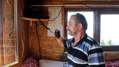 Bolu'da ormanlar kulelerden izleniyor