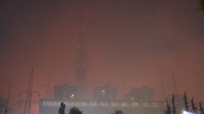 Kemerköy termik santrali alev alev yanıyor