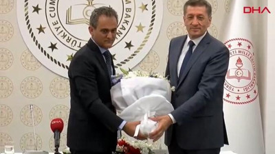 Milli Eğitim'de devir teslim töreni