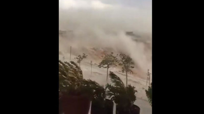 Göz gözü görmedi. Toz bulutu her yeri kapladı (07 Ağustos 2021)