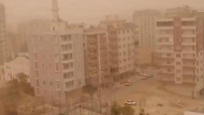 Mardin'de her yer toz duman oldu