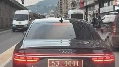 Valinin milyonluk arabası sosyal medyanın diline düştü