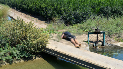 Sulama kanalında ceset bulundu