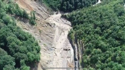 Yok denilen HES baraj göletinin görüntüleri ortaya çıktı