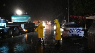 Felaketin yaşandığı Bozkur'ta sağanak