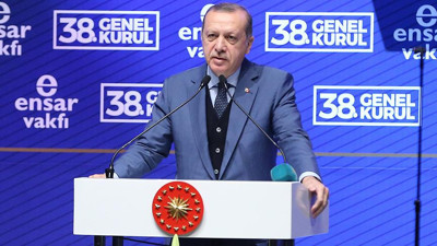 Erdoğan'dan Ensar Vakfı'na bir kıyak daha