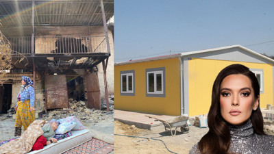 Demet Akalın evi yanan Alzheimer hastası kadına verdiği sözü tuttu