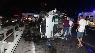 Kocaeli'de işçi servisi kazası: 7 yaralı