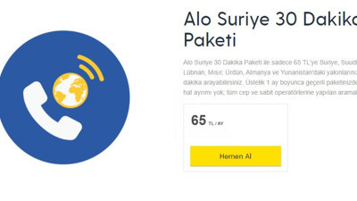 Turkcell'den Suriyeliler'e ve Afganlar'a özel tarife