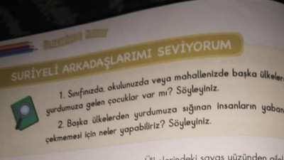 Andımızı kaldıranlar Suriyeli propagandasını ilkokula kadar indirdi