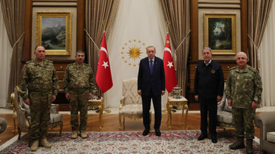 Erdoğan’ın Azerbaycanlı heyeti kabulünde dikkat çeken detay