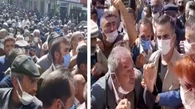 Binlerce vatandaş dert anlatmak için Meral Akşener'in etrafını sardı