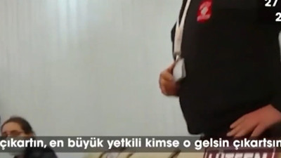 AKP basın toplantısında muhabirin kovulduğu anlar ortaya çıktı