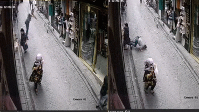 Kaza saniye saniye kaydedildi