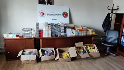 İstanbul'da ele geçirildi. Tam 1 milyon lira değerinde