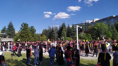 ODTÜ öğrencileri tüm engellere rağmen mezuniyet töreni