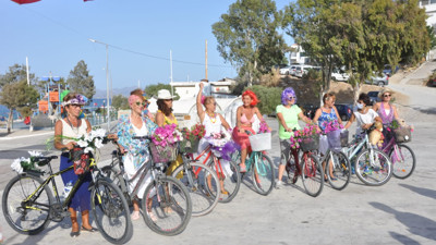 Süslü Kadınlar Bisiklet Turu'ndan mesaj var