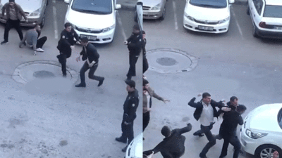 AŞTİ'de kitap satanlar arasında kavga