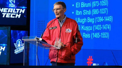 Nobel ödüllü Aziz Sancar'dan dikkat çeken Türk Bayrağı hassasiyeti