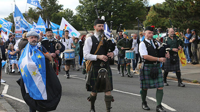 İskoçlar bağımsızlık için yürüdü